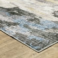 thumbnail image 5 of Oriental Weavers Malibu Washable Area Rug - MAL01 - 5' x 7' - in Grey/ Blue - Modern Style, Non-Slip, Stain Resitant, Ultra Low Pile, Bedroom, Office Rug, 5 of 5