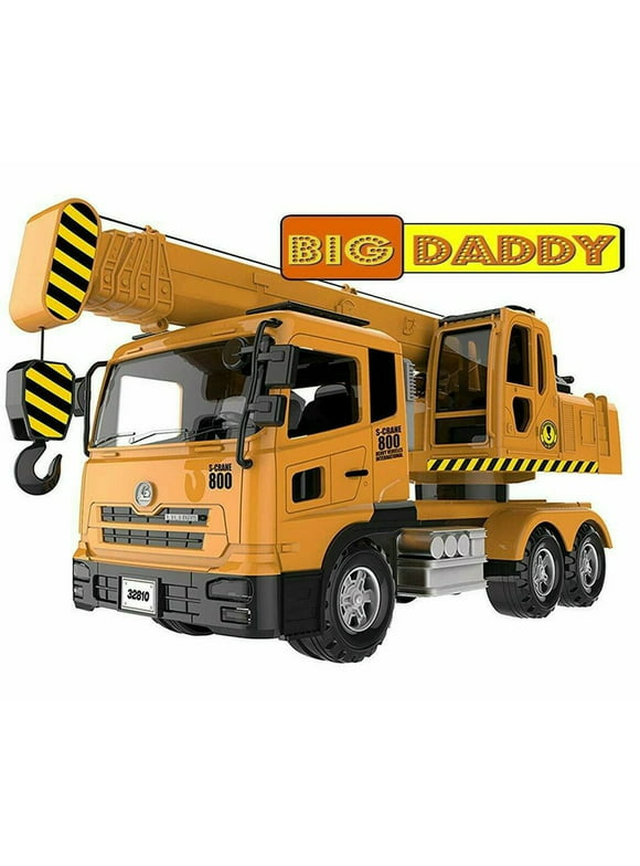 Big Daddy Toy Truck Crane 32810 Extendable Arms & Lever to Lift Crane Arm