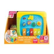 Winfun Lights and Sound Music Battery Operated Fun Activity Cube & Shape Sorter - Age Group 9 Months and up