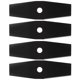 thumbnail image 4 of 4Pcs 12in Black Lawn Mower Brush Cutter Blade Garden Grass Trimmer Saw Cutting Blades Accessory, 4 of 5