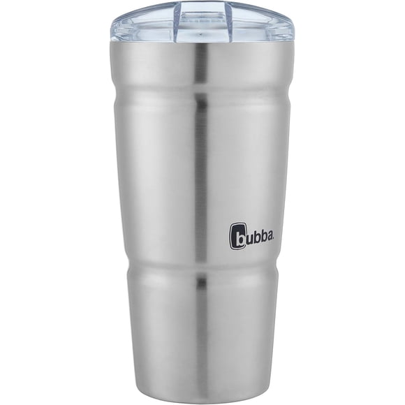 Bubba Straw Envy S Vaso de acero inoxidable con aislamiento al vacío, 18 oz, tapa transparente
