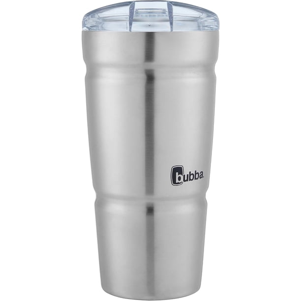 Bubba Straw Envy S Vaso de acero inoxidable con aislamiento al vacío, 18 oz, tapa transparente