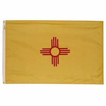 2x3' DURAWAVEZ NEW MEXICO NYLON FLAG CH&G