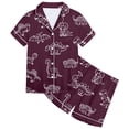 thumbnail image 3 of WEAIXIMIUNG Ensemble de Vêtements d'Intérieur pour Enfant Bricolage Peint à la Main Ensembles de Pyjama à Colorier pour et Fille Peuvent Jouer avec et Porter 160, 3 of 5