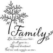 WallPops! Family Tree Quote Wall Decals