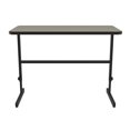 thumbnail image 3 of Correll CST 24" x 48" Metal Adjustable Standing Workstation in Savannah Sand, 3 of 7