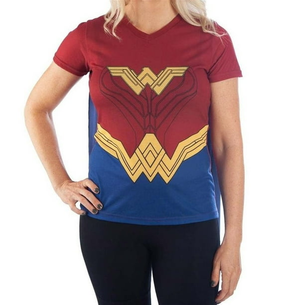 Wonder Woman Wonder Woman Caped Costume Women's TShirt2XLarge