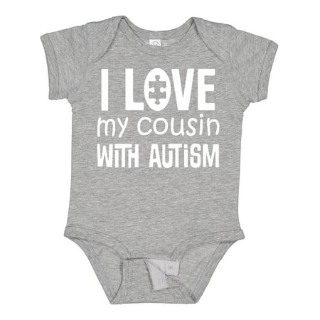 

Inktastic Autism Awareness I Love My Cousin Gift Baby Boy or Baby Girl Bodysuit