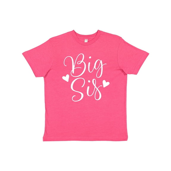 Inktastic Cute Big Sis Girls Announcement Youth T-Shirt