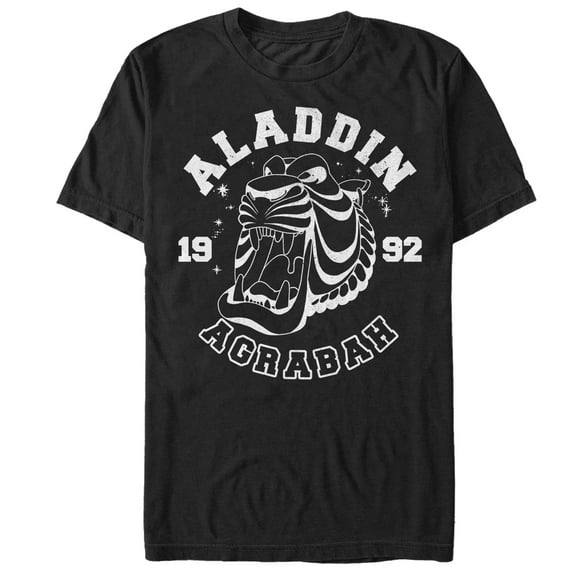 Men's Aladdin Cave of Wonders Graphic Tee Black Small