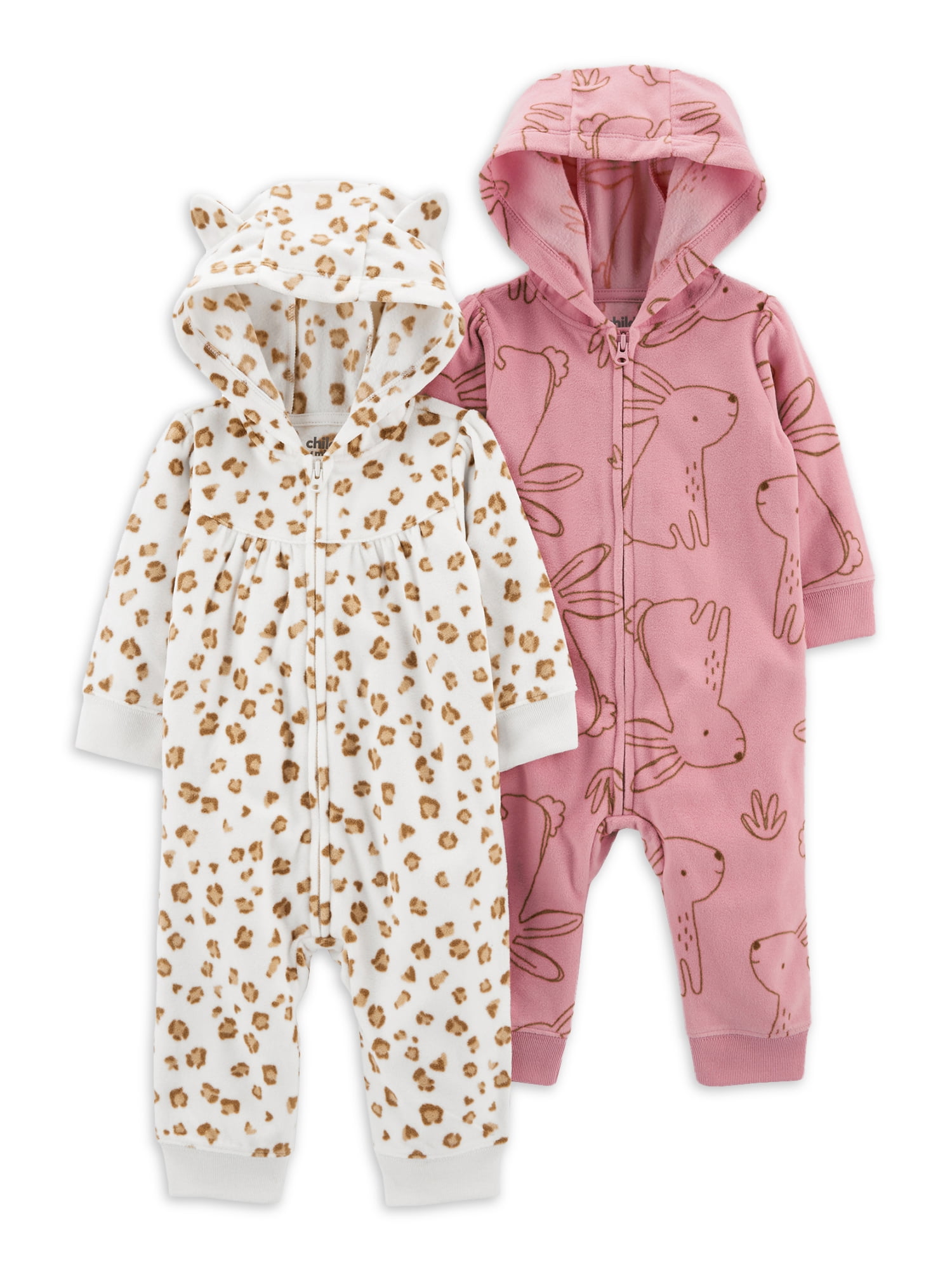 Simple Joys by Carter/'s Baby Girls/' 2-Pack Jumpsuits