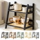 thumbnail image 1 of Rack de doble capa para sobremesa - Organizador de madera para oficina, cocina y dormitorio - 27x28,5x18cm en negro, marrón, verde, beige, gris, 1 of 6