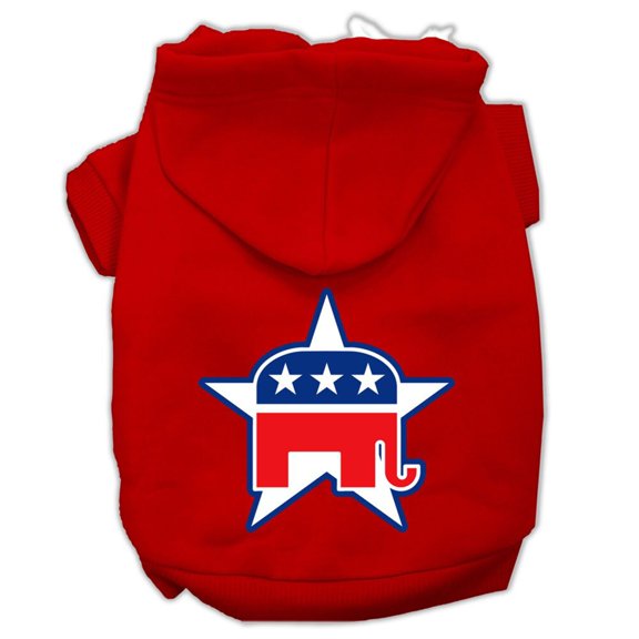 Pet Dog  Cat Hoodie Screen Printed, "Republican"