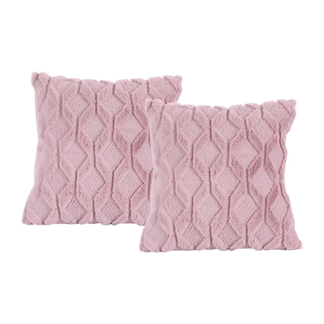 Fundas de almohada Funda De Almohada De Tiro Suave Funda De Almohada Para Coche De Oficina En Casa Rosa 45x45cm Magideal Fundas de almohada