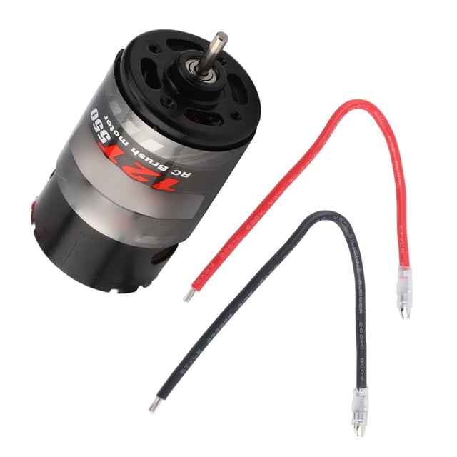 550 12T Brushed Motor,Brushed Motor High Precision Low Noise Motor Fit for 4 RC Car Model