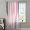 thumbnail image 4 of Pink Gray Sheer Curtains 45 Inches Long, Contemporary Abstract Gradient Aesthetic Light Filering Curtains, Breathable Simi Curtain Privacy Drapes for Kitchen Bathroom Small Window Treatment, 4 of 9