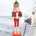 thumbnail image 4 of 15inch Wooden Nutcracker Soldier Christmas Nutcracker Soldier for Home Xmas Gift Style B, 4 of 8
