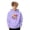 Purple, variant on IWRICH Kids Funny Ice Cream Drips Hoodie 4 1 Graphic Sweatshirt For Boys and Girls Loose Casual Pullover tops,size 1-12 years White 160