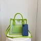 thumbnail image 5 of Bolso de gelatina de PVC Transparente YONGSHENG moda pequeño Para mujer 25 x 22 x 12 cm, 5 of 5