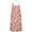 Pink Cow Strawberry, variant on White Cow Heart Pattern Apron-Garden Aprons for Women with Pockets-Cotton Linen Waterproof Kitchen Cooking Gardening Aprons Adjustable for Kitchen,Cooking,BBQ and Salon 33x27 Inch