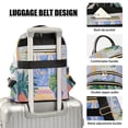thumbnail image 3 of FORMRS Mini Backpack Purse for Women Quilted Travel Daypack Casual Shoulder Bag, Seaside Boat, 3 of 7