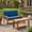 Dark Blue,Teak, variant on Olurrisa 2-Piece Outdoor Teak Acacia Wood Conversation Set - Loveseat & Coffee Table with Dark Blue Water-Resistant Cushions, 350lbs Capacity for Patio, Deck & Backyard