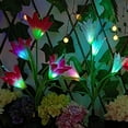thumbnail image 5 of 4 Pack Outdoor Solar Lily Flowers Lights Outdoor Patio Garden Waterproof, 5 of 13
