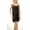 BLACK, variant on [Shop Lev] Women's Basic Satin Full Slip (Silver, Medium)