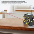 thumbnail image 2 of 3 in 1 Laser Rangefinder 5m Tape Measure Ruler LCD Display with Backlight Distance Meter Building Measurement Device, 2 of 4