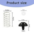 thumbnail image 4 of Coffee Machine Bottom Spring Loaded Stopper Brew Basket for Hamilton Beach Coffee Makers -Fit Models 990117900 990237500, 4 of 5