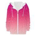 thumbnail image 5 of Bovemsi Sweatshirt for Women Zip Activewear Jacket Coat Printed Fall Outwear With Pockets Zip Up Hoodie, 5 of 7