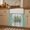 Green, variant on Eucalyptus Gray Cabinet Curtains for Shelves, Stripes Bottle Flower Cactus Plant Privacy Curtain for Closet Self Adhesive, Dust-Proof Drapes for Closet Storage Room Classroom Doorway, 32"W x 55"L