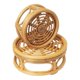 thumbnail image 1 of Boho Rattan Woven Round Decorative Risers Plant Stands Indoor, Modern Plant Stand, Wicker Short Plan, 1 of 5