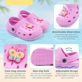 thumbnail image 4 of Meckior Toddler Boys Girls Garden Clogs Cartoon Slides Shoes Slip On Slipper Water Sandals For Little Kids, 4 of 8