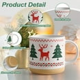 thumbnail image 4 of Gingprous Set of 4 Elf Christmas Coffee Mugs Set, Ceramic Christmas Mug, Festive Elf Mugs, Family Gifts for Christmas, 4 of 9