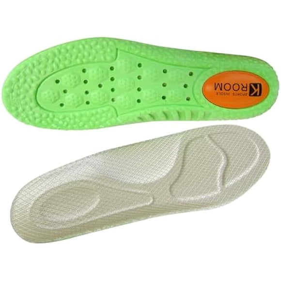 AoVoTo Semelles Confortables en Mousse PU pour Chaussures de Sport et Bottes pour Hommes, Semelles Intérieures en Armoise pour Mangeurs d'Odeurs, Semelles de Remplacement à Coussin d'Air pour Chaussures Absorbant les Chocs, Hommes 10-11