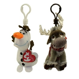 Ty Beanie Baby Frozen 2 Olaf Sven Set of 2 Clip Frozen 2 Sparkle Plush Stuffed Plush Walmart