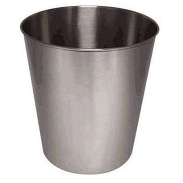NuSteel TG8BH Corbeille à Papier 9 qt Finition Brossée