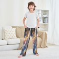thumbnail image 6 of Boy's Pajama Pants Boys' Long Sleep Pants Children's Pajama Pants Loose Fitting Pajama Pants are Convenient to Put on and Take off XL Super Cool Colored Stars, 6 of 9