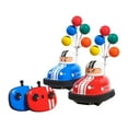 thumbnail image 1 of Coche de control remoto con parachoques, coche de juguete RC, coche de carreras RC portátil para pequeños jugadores, juego de parachoques con expulsió, 1 of 9