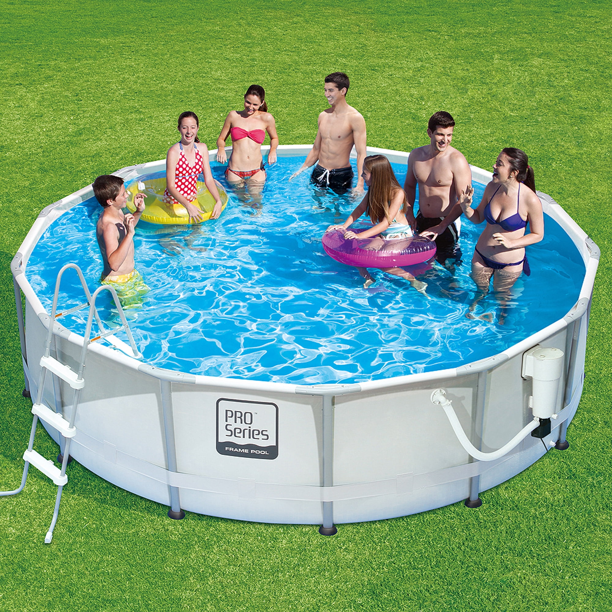 Bestway Steel Pro Max Swimming Pool Set With 330 GPH Filter Pump 12