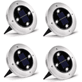 thumbnail image 1 of 4 piezas de luz LED solar enterrada para césped-4LED-luz blanca Ofspeizc CPB-DE-WX229-2, 1 of 5