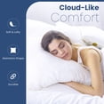 thumbnail image 3 of Martex Down Alternative White Euro Pillow Insert 26x26 – Soft & Durable, 3 of 7