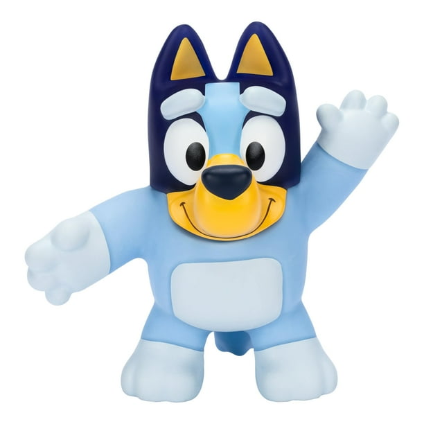 Figura de juguete elástica Bluey Super Streatchy con relleno blando