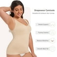 thumbnail image 5 of MISS MOLY Shapewear Tummy Control Tank Top Compression Tanks for Women V-Neck Camisole Cami Slimming Body Shaper, 5 of 6