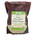 thumbnail image 1 of NOW Foods - Real Food Organic Sucanat Cane Sugar - 2 lbs., 1 of 3