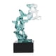 thumbnail image 2 of Taihu Estatua de Piedra Escultura Arte Artesanía Colección Creativa Figura Decorativa Adorno de Escritorio para Mesa de Comedor Estante de Escritorio Verde, 2 of 8