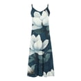 thumbnail image 4 of Women's Plus Size Summer Maxi Dress Featuring Round Neck and Printed Style for Fashionable Wear, 4 of 5