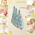 thumbnail image 2 of Coolnut Santa Socks and Candy Canes Baby Muslin Washcloths Face Towel, Christmas Burp Cloths Cotton Wipes 5 PCS Infant Wash Cloth for Newborn Boys Girls 12x12 inches, 2 of 6