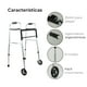 thumbnail image 2 of Andadera para Adulto WALKITEASY Fisioterapia y Rehabilitacion 8 alturas Ajustables con ruedas, 2 of 8